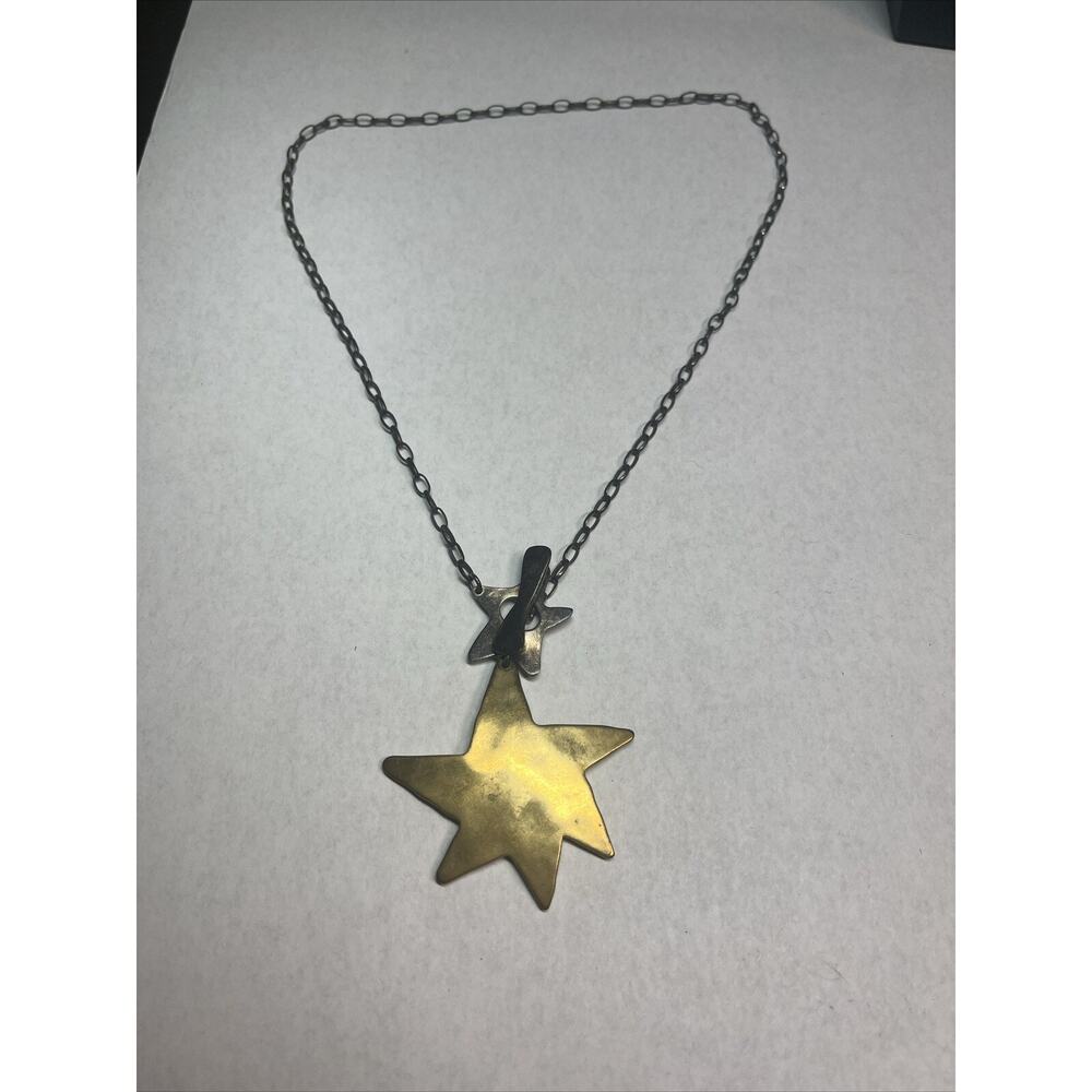 Robert Lee Morris Gold Star Necklace